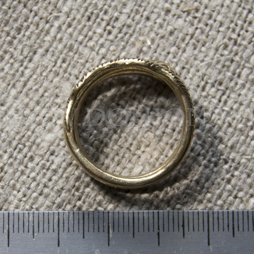 Кольцо R-109 "Римская змея" (Й)