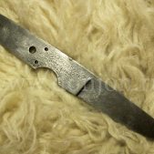 Клинок ножа "Финка" из дамасской стали, средний, под накладки (ВД)