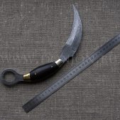 Нож "Керамбит" большой из дамаска (ВД)
