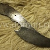 Клинок ножа "Скинер" средний из дамаска (ВД)