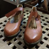 Туфли простые с ремешком (макет для Исторической Реконструкции) (Осок)