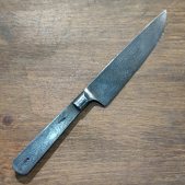 Клинок ножа "Столовый" средний из дамаска (ВД)