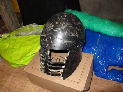 Шлем пластиковый черный Б/У (Д)