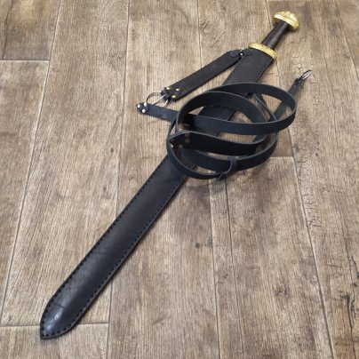 Кожаные ножны с перевязью для одноручных мечей (ДЖН)