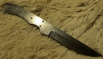 Клинок ножа "Штыковой" большой из дамаска (ВД)